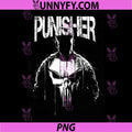 Marvel The Punisher PNG, Frank Castle Distressed White PNG