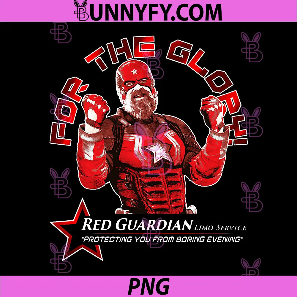 Marvel Thunderbolts Red PNG, Guardian Limo Service for The Glory PNG