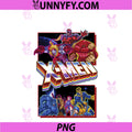 Marvel X-Men Classic Retro PNG, Video Game Logo Panels PNG