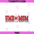 Maryland Terrapins Mom PNG, Bold Officially Licensed PNG