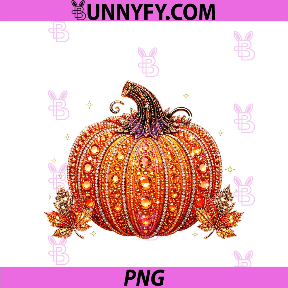 Maximalist Pumpkin PNG, Sparkle For Autumn Halloween PNG