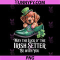May The Luck o' The Irish Setter Be with You PNG, Dog Lovers PNG