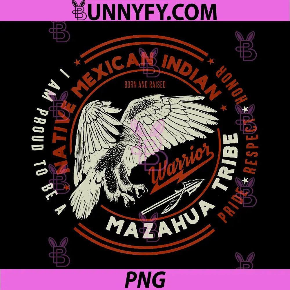 Mazahua Tribe Native PNG, Mexican Indian Proud Respect PNG