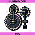 Mechanical Gears & Escapement PNG, Retro Engineering Illustration PNG