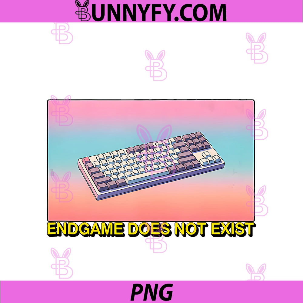 Mechanical Keyboard Endgame PNG, Does Not Exist Keycap Collector PNG