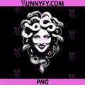 Medusa PNG, Snake Goddess Smile PNG