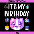 Meemeow Cats Plush PNG, Squishy Pink Birthady Decorations PNG