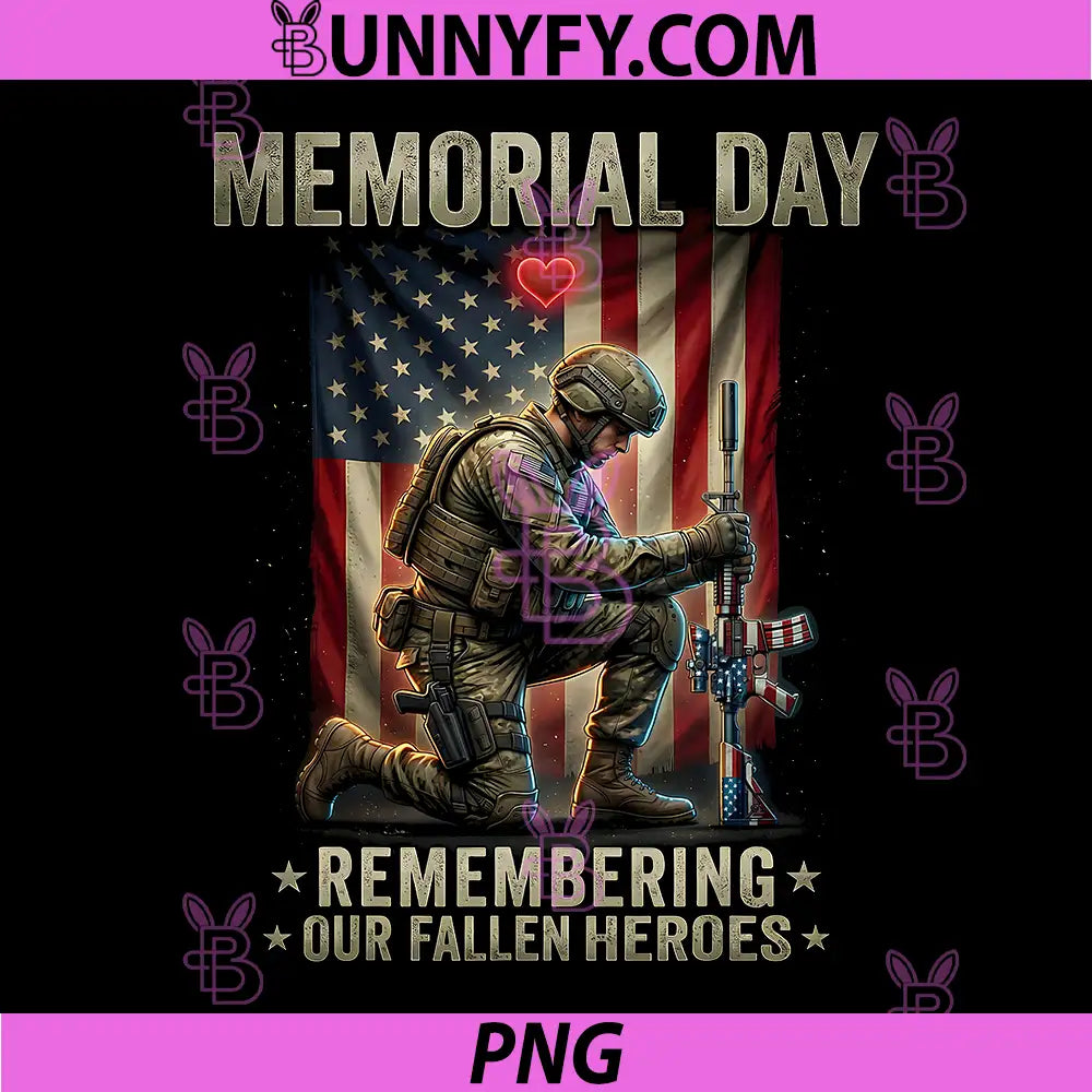 Memorial Day Remembering Our Fallen Heroes PNG, Military Honor PNG