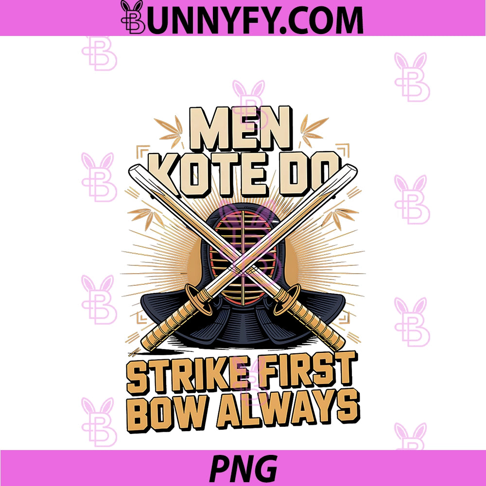 Men Kote Do Strike First Bow Always PNG, Kendo Kendoka Martial PNG