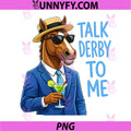 Talk Derby to Me PNG, Funny Racing Horse PNG