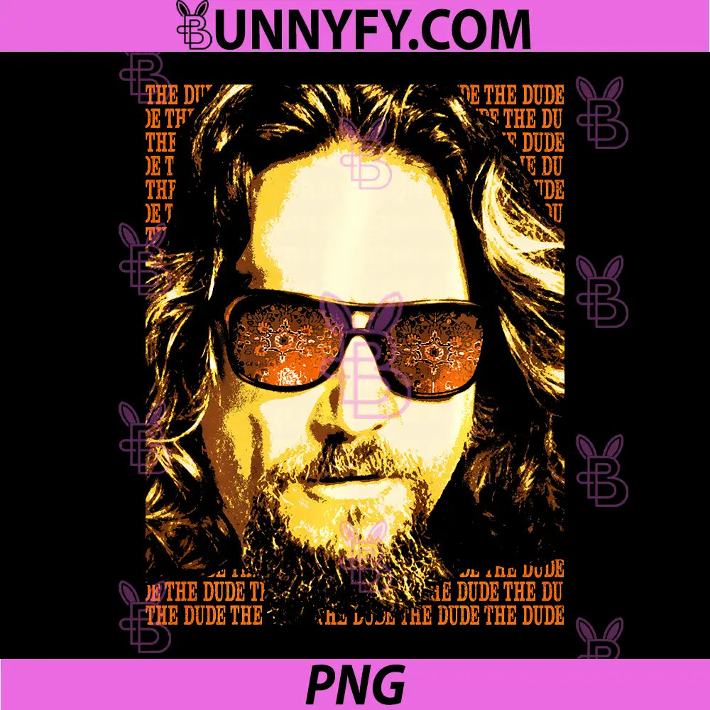 Big Lebowski PNG, The Dude Portrait Performance PNG