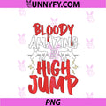 Mens Bloody Amazing At High Jump PNG, Vault Athlete Jumping High Jump Performance PNG