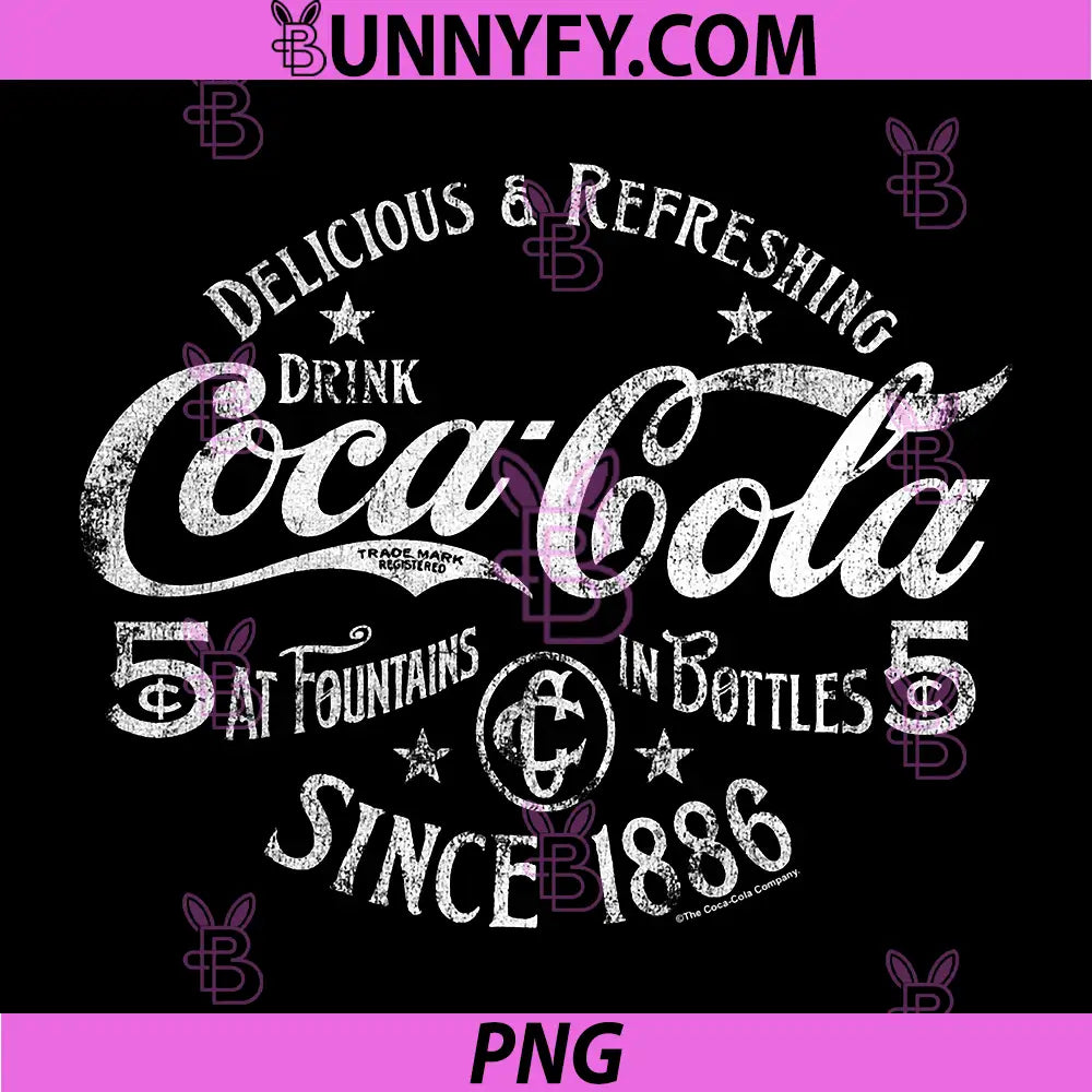 Coca-Cola Delicious And Refreshing PNG, Distressed Sale Sign Logo PNG