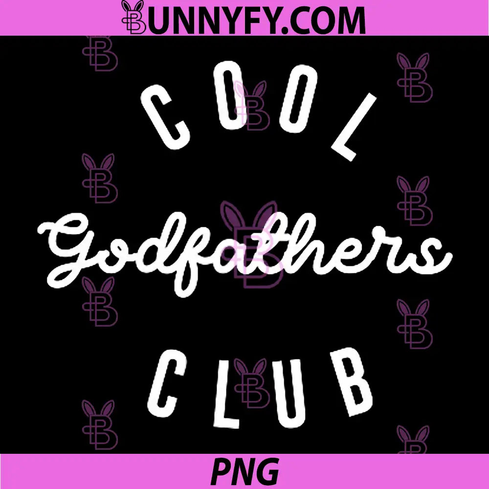 Cool Godfathers Club PNG, Pregnancy Announcement Cool Pop PNG