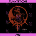 Diablo IV Druid Badge PNG, Distressed Red Logo PNG