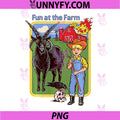 Fun at the Farm Sarcastic Retro PNG, Vintage Funny Adult Humor PNG