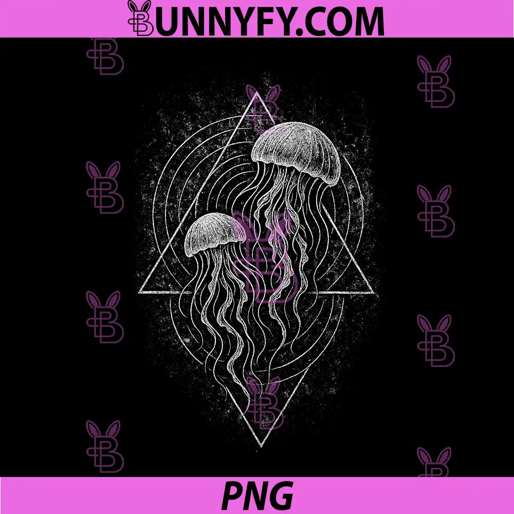 Jellyfish Grunge Goth Alt PNG, Alternative Gothic Y2K Aesthetic PNG