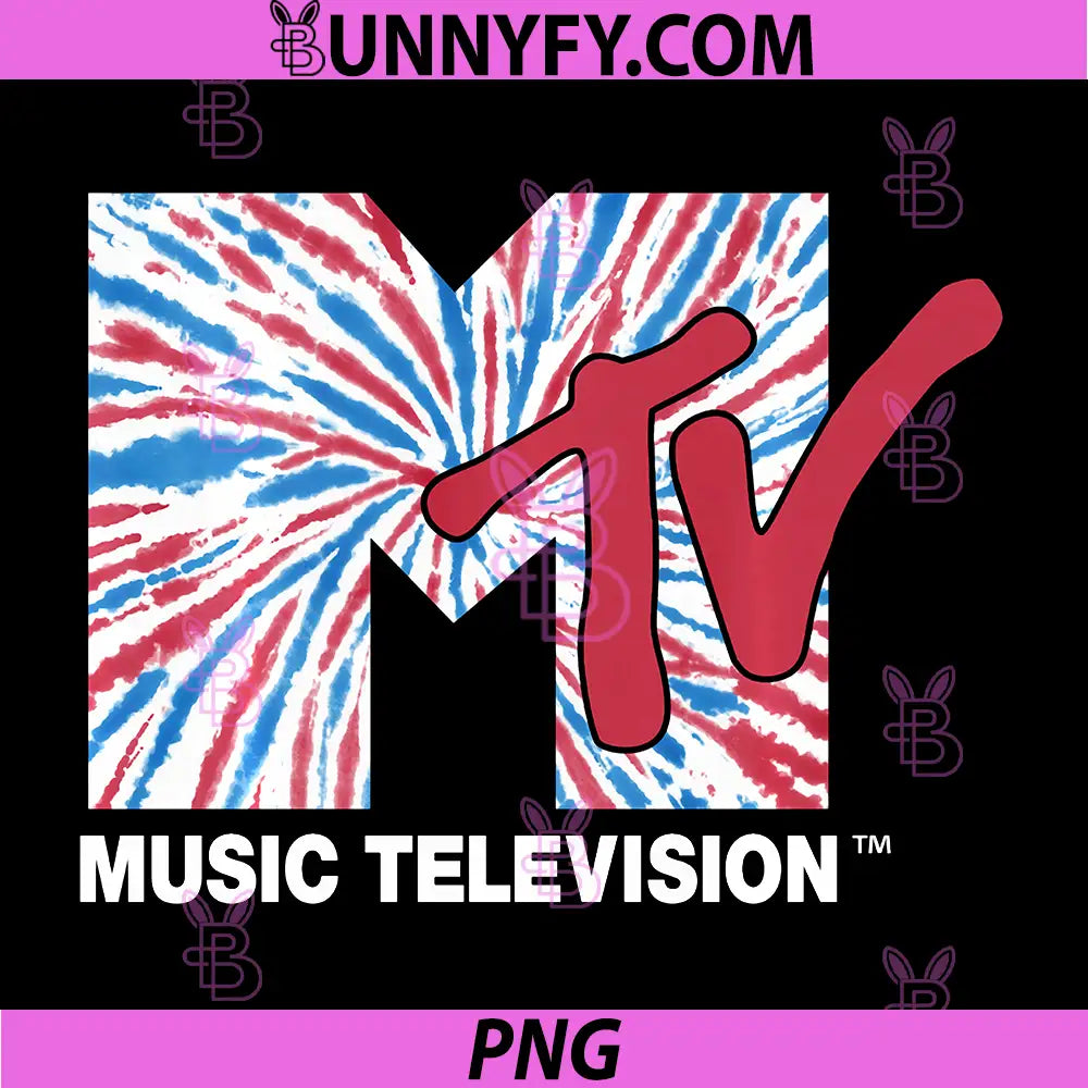 MTV American Tye-Dye PNG, MTV Logo Graphic Performance PNG