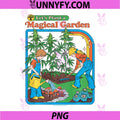 Magical Garden 420 Sarcastic PNG, Retro Vintage Funny Adult Humor PNG