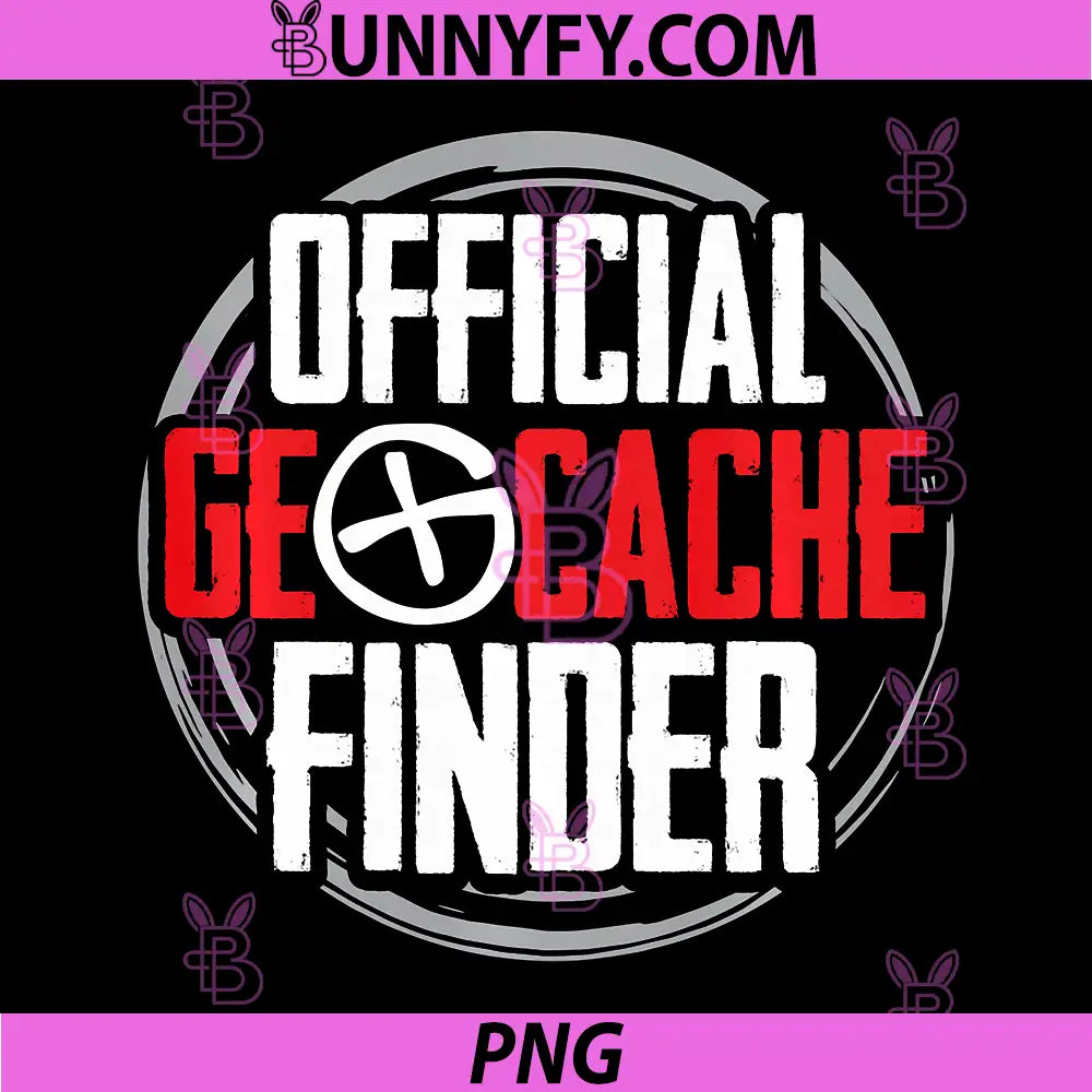 Official Geocache Finder PNG, Geocacher Hunting Geocaching PNG