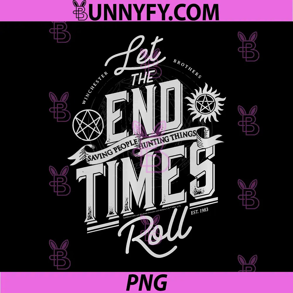 Supernatural Let The End Times Roll PNG, Performance PNG