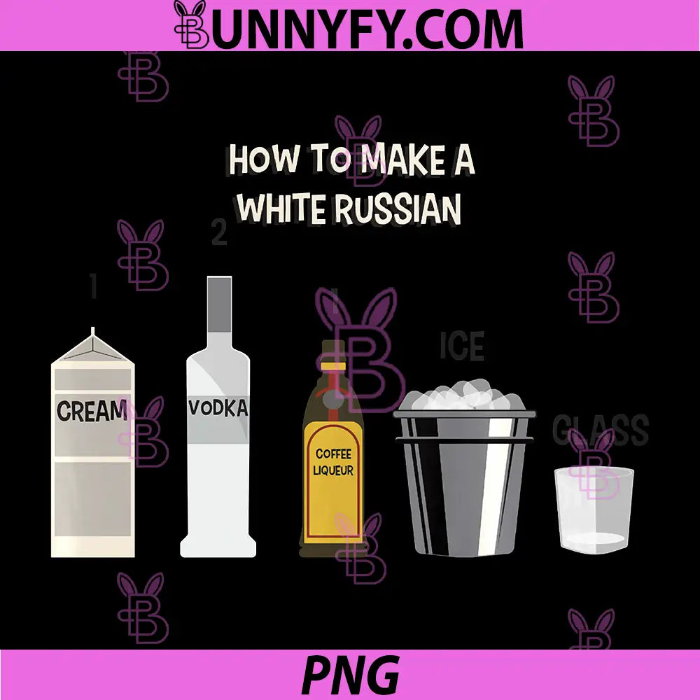 The Big Lebowski White PNG, Russian Instructions Premium PNG