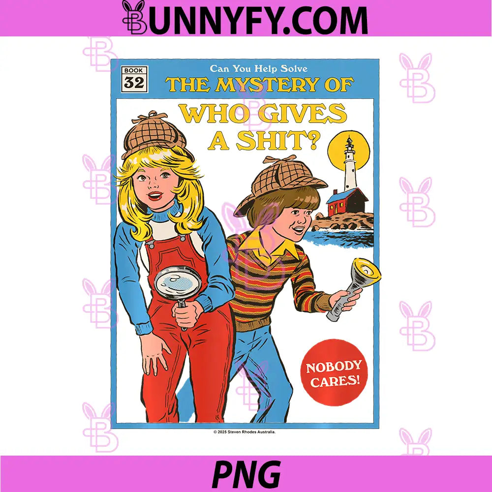 The Mystery of Sarcastic Retro PNG, Vintage Funny Adult Humor PNG