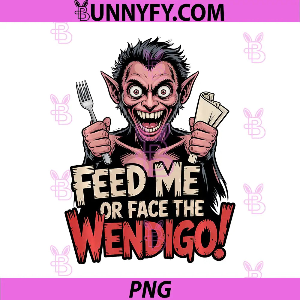 Wendigo Hunger Humor for Supernatural PNG, Enthusiasts Performance PNG