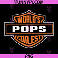 World's Coolest Pops PNG, Best Dad In The World PNG