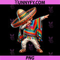 Mexican Boy Dabbing Poncho Cinco PNG, De Mayo PNG