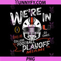 Miami Hurricanes CFP College PNG, Football Playoff 2025-26 Green PNG
