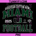 Miami Hurricanes Cotton Bowl PNG, 2025-2026 CFP Quarterfinal Logo PNG
