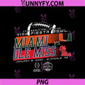 Miami Hurricanes V Ole Miss PNG, Rebels Fiesta Bowl 2026 CFP Semi PNG