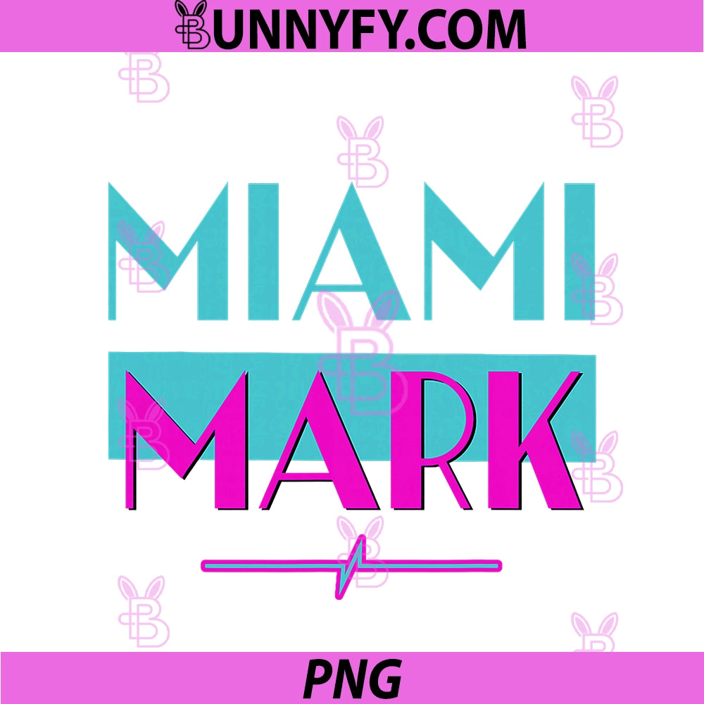 Miami Mark DJ Entertainment 80s PNG, Nostalgia Fun Novelty PNG