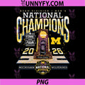 Michigan Mens Basketball PNG, National Champions March Madness PNG