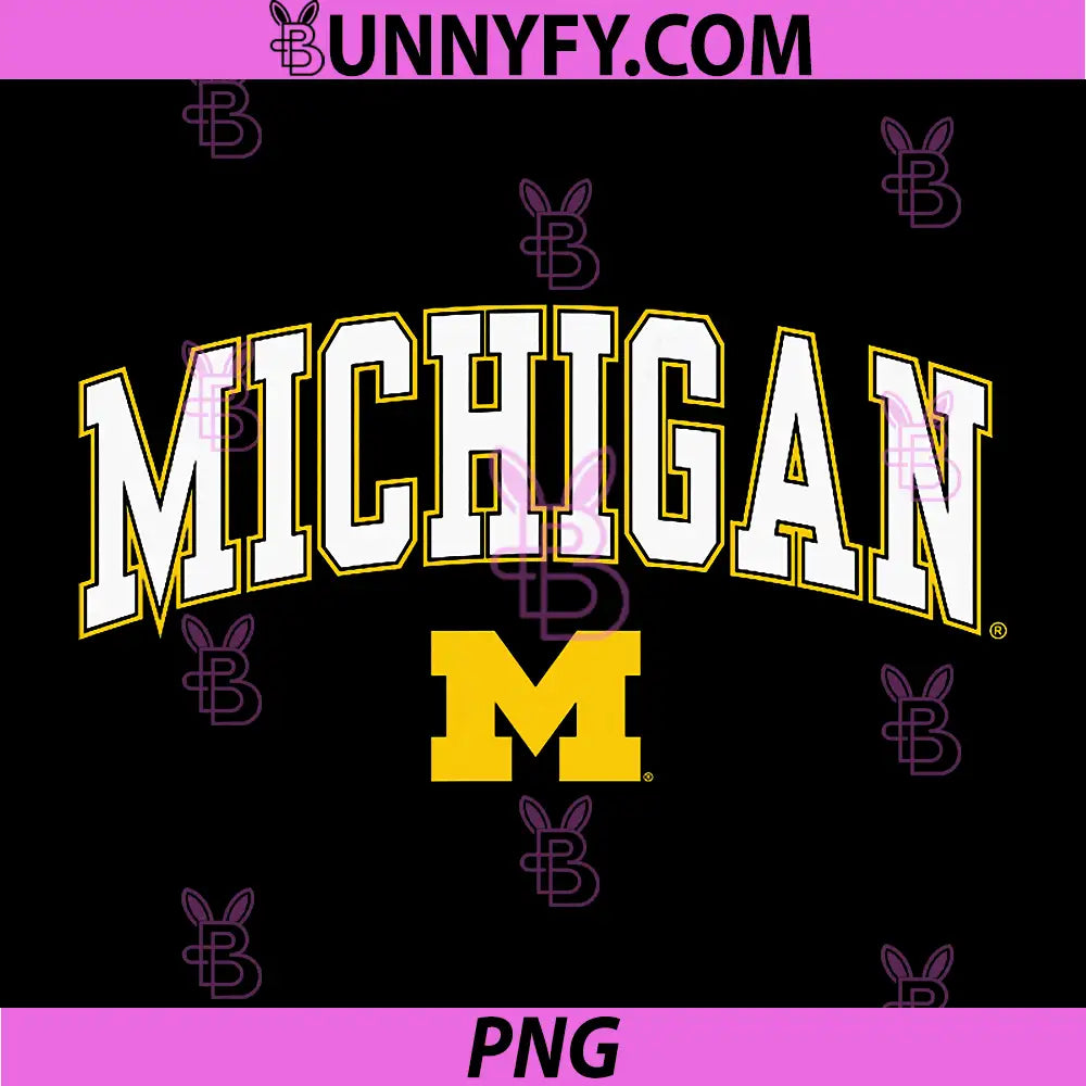 Michigan Wolverines PNG, Arch Over Navy Officially Licensed PNG