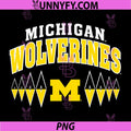 Michigan Wolverines PNG, Split Navy Officially Licensed PNG