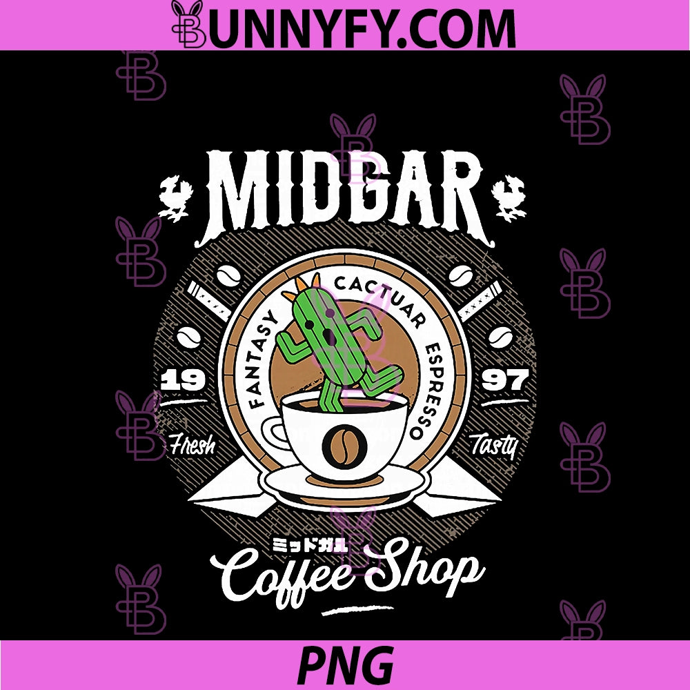 Midgar Fantasy PNG, Cactuar Espresso PNG