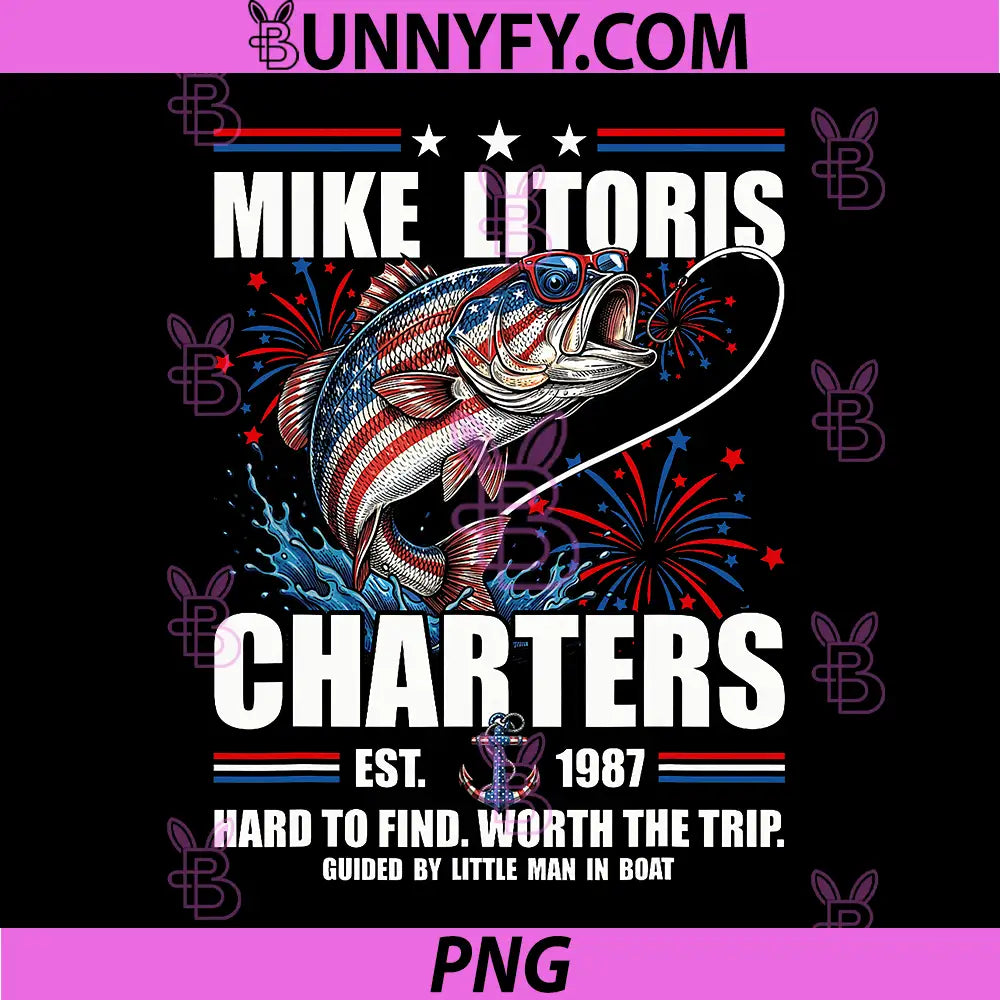 Mike Litoris Funny Adult PNG, Humor Innuendo Joke 4th of July PNG