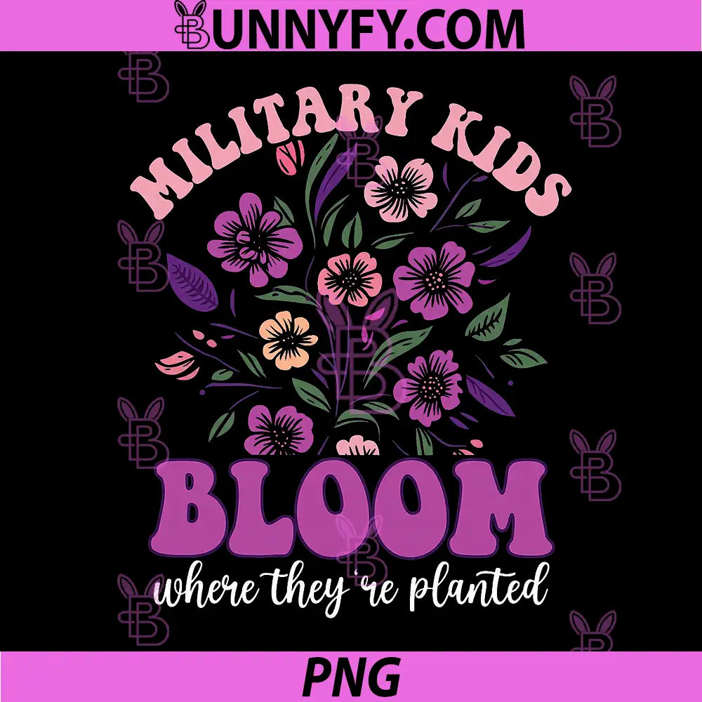Military Kid Dandelion Bloom PNG, Where Theyre Planted Purple Up PNG