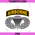 MilitaryTee 82nd Airborne Tab PNG, Infantry Paratrooper Military Veteran PNG