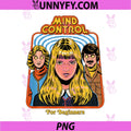 Mind Control Sarcastic Retro PNG, Vintage Funny Adult Humor PNG