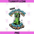 Minecraft Survival Mode PNG, Creeper Graffiti PNG