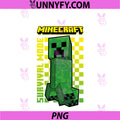 Minecraft Yellow PNG, Checkered Survival Mode Creeper PNG