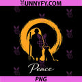 Minimalist Zen Art Walk For Peace Monks PNG, With Aloka Dog PNG