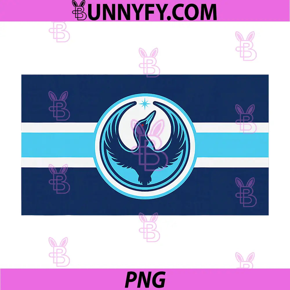 Minnesota Rebel Loon Alliance Flag PNG, Symbol MN Flag PNG