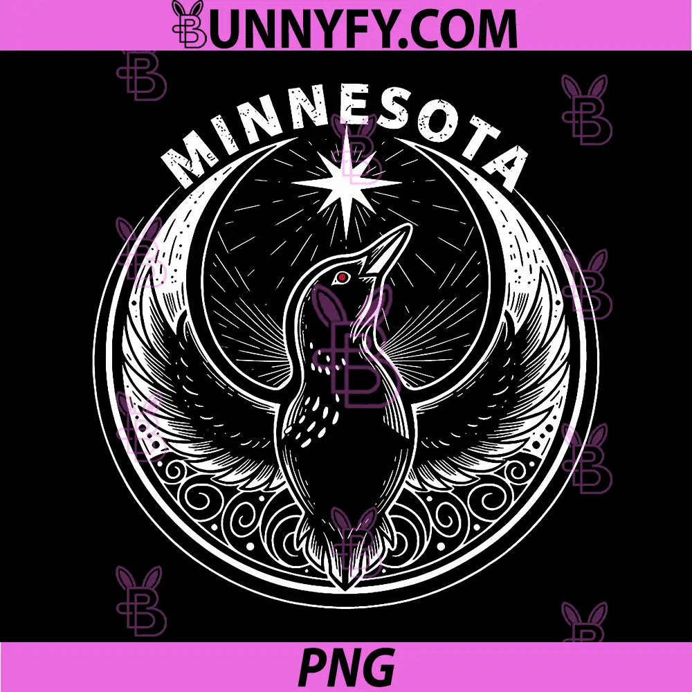 Minnesota Rebel Loon PNG, New MN State Flag PNG