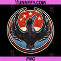 Minnesota Rebel Loon Retro Logo PNG, Vintage Bird Circle Emblem PNG