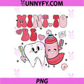 Mint To Be Dental Valentine PNG, Cute Tooth Toothpaste Love PNG