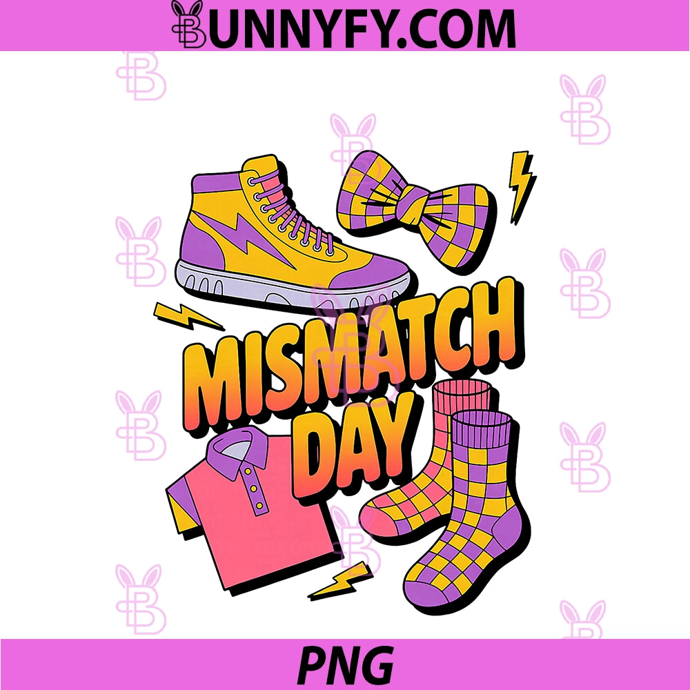 Mismatch Day PNG, Summer Wacky Mismatch Day Tacky Day PNG